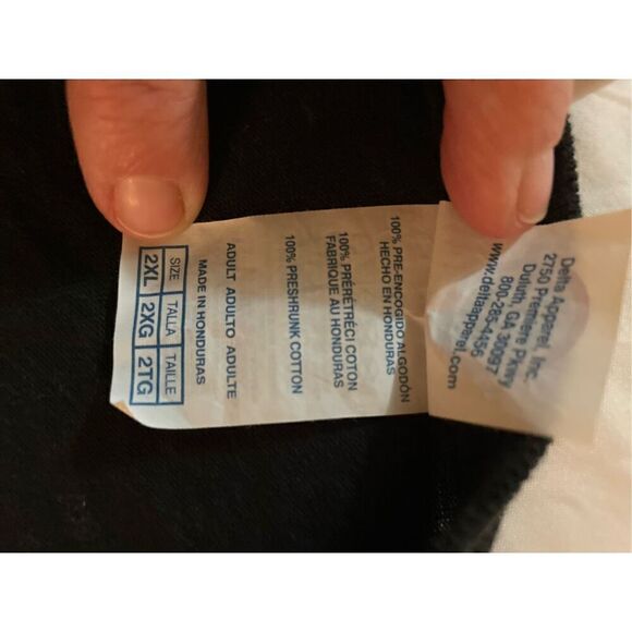 Men's Bikers Creed T-shirt Graphic Short Sleeve Black Size 2XL - Picture 8 of 8